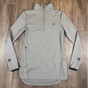 Veil Spark Top Womens Small 1/4 Zip Tunic Running Long Sleeve Modest Thumbholes